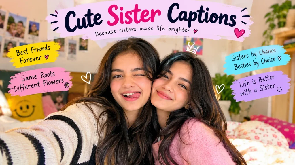Cute Sister Captions