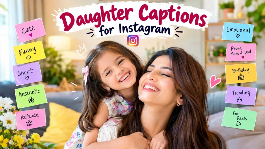 Daughter Captions for Instagram