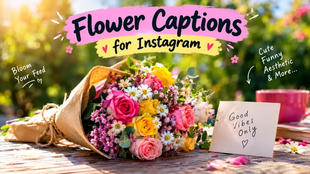 Flower Captions for Instagram