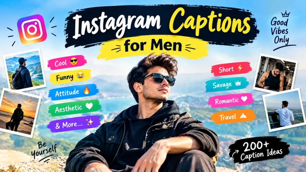 Instagram Captions for Men
