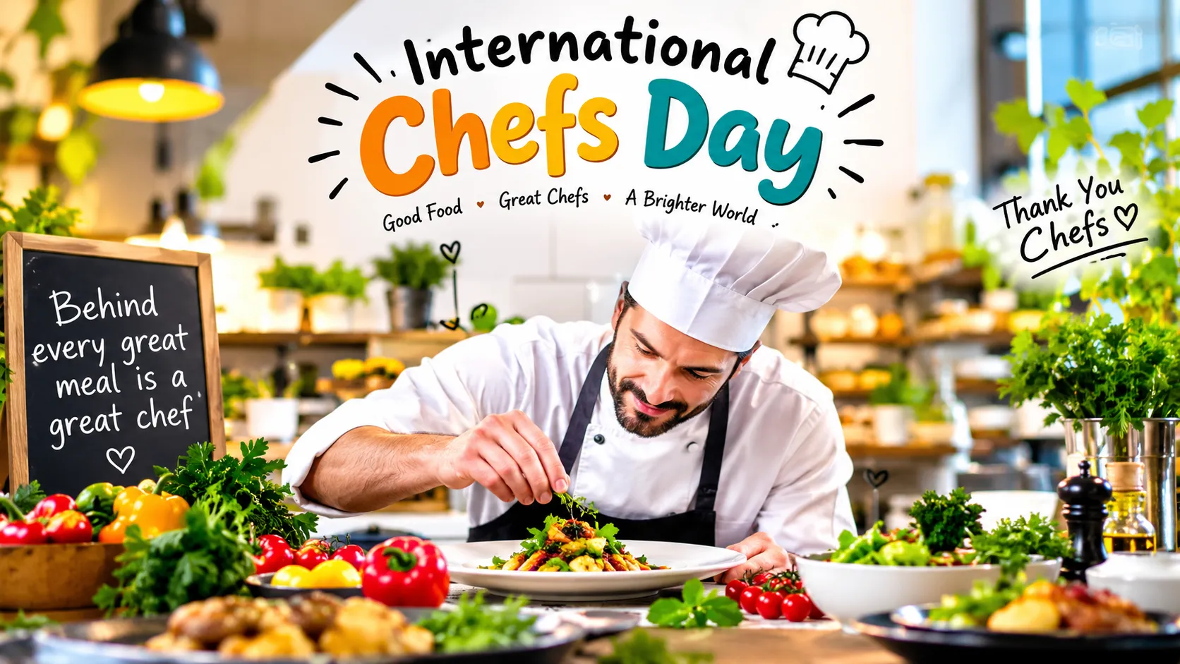 International Chefs Day Caption