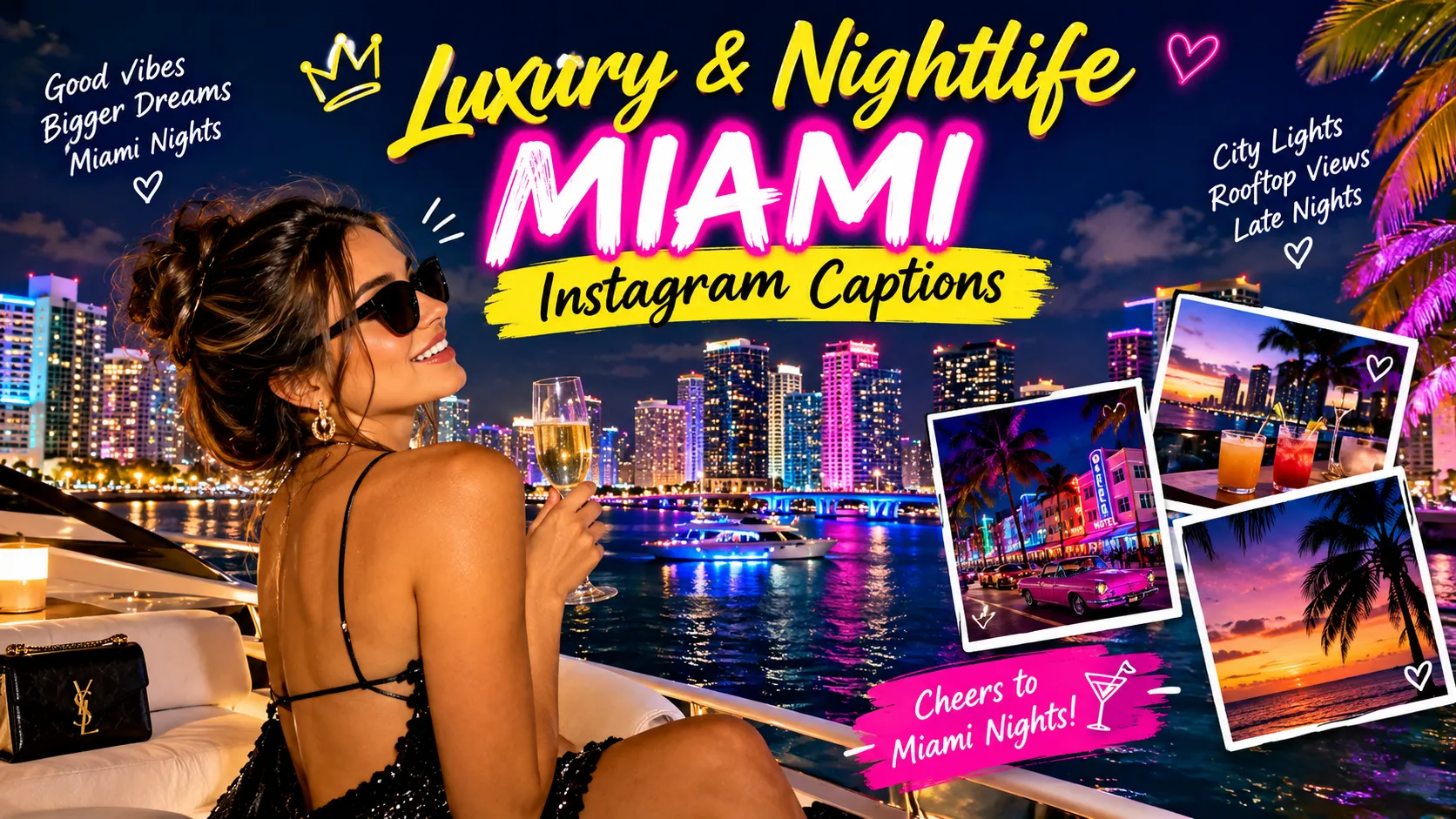 Luxury & Nightlife Miami Instagram Captions π₯π