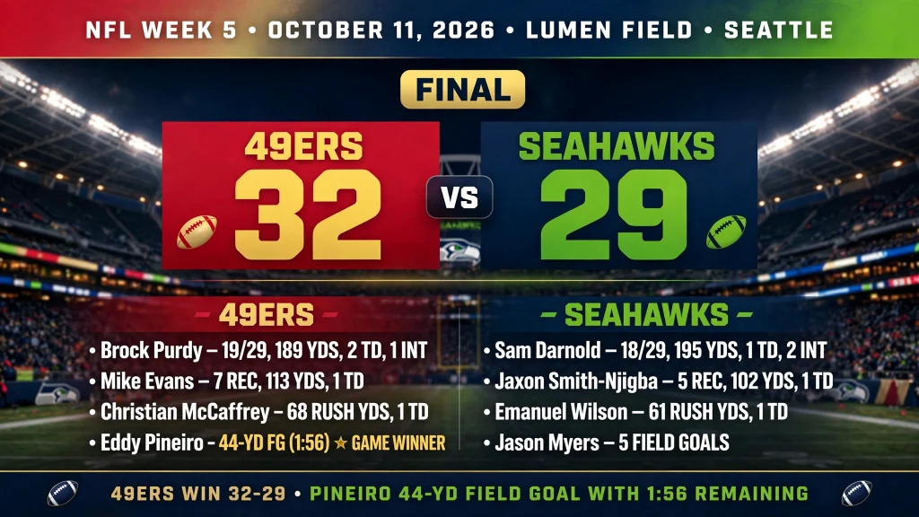 seahawks vs 49ers