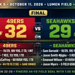 seahawks vs 49ers