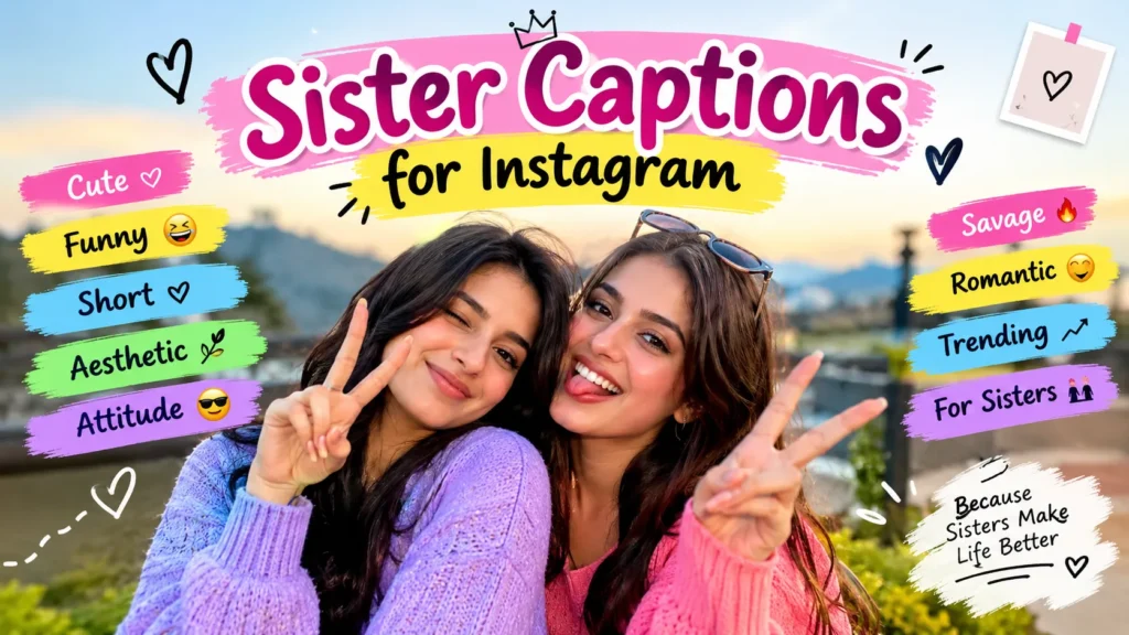 Sister Captions for Instagram