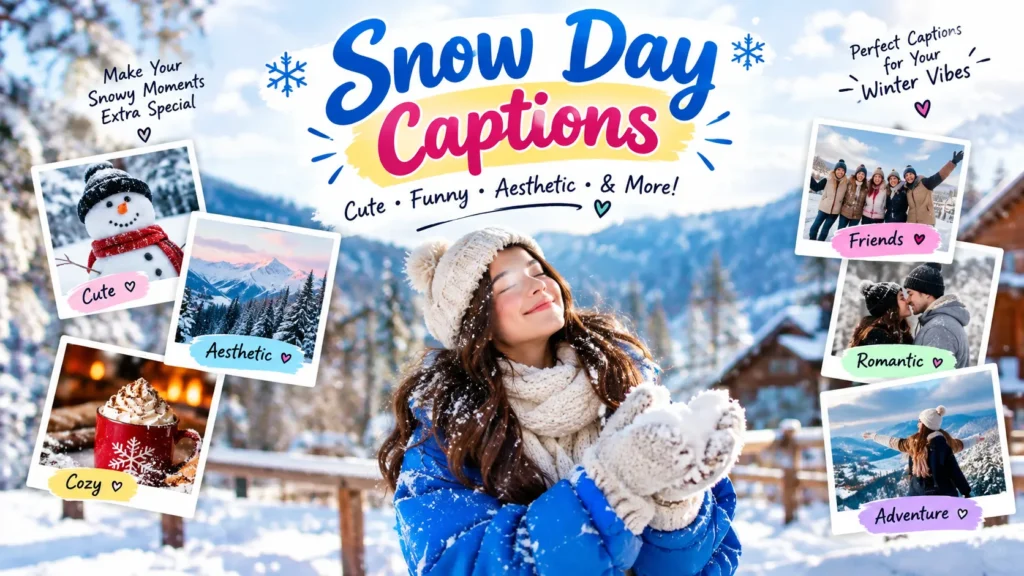 Snow Day Captions