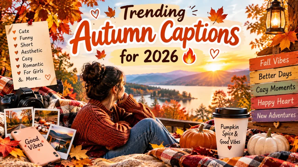 Trending Autumn Captions for 2026 🔥